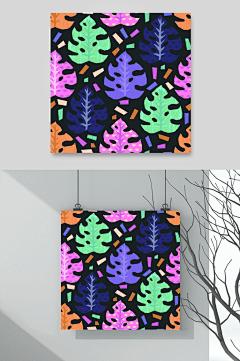 叶子清新彩色大气高端树叶矢量素材