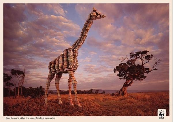 WWF环保创意公益广告设计- 视觉欣赏-...