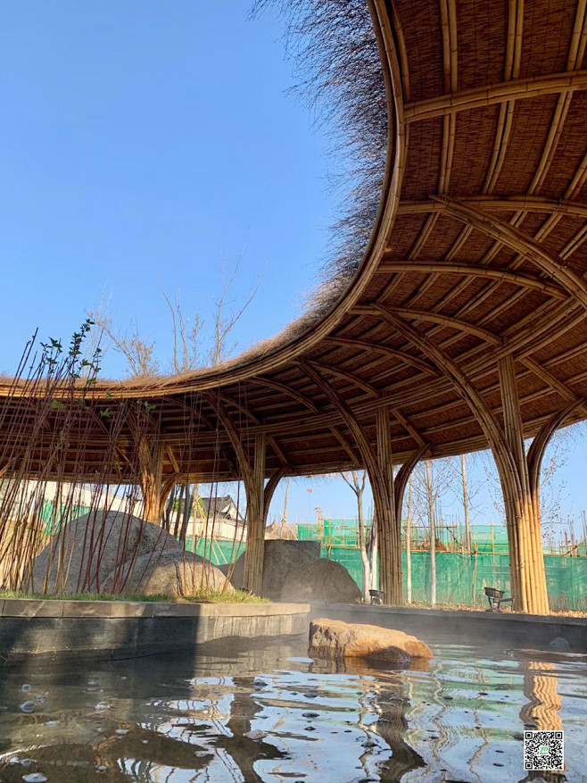 山东威海市：天福高尔夫 竹景观 竹建筑-境道原竹