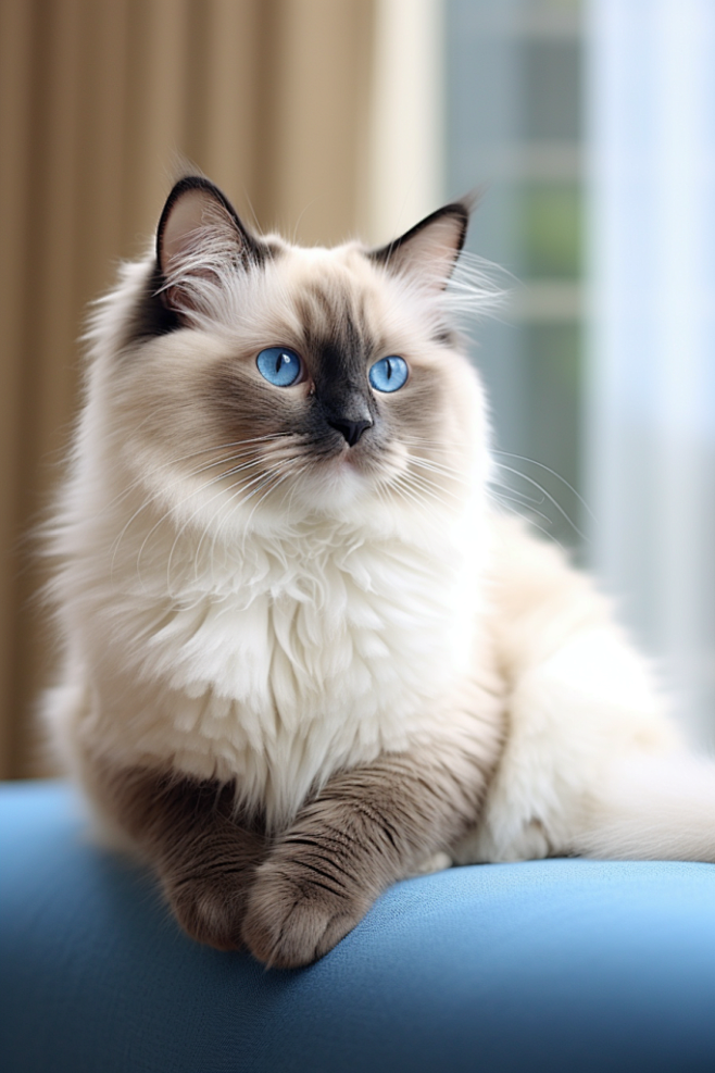 毛绒猫咪图片摄影图