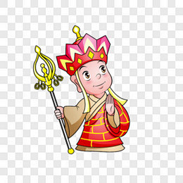 唐僧免费设计卡通手绘PNG图片➤来自 P...