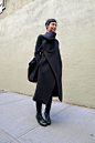 beautiful rick owens coat: 