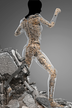 FuAYu采集到三维-器械-图文教程-生物-雕刻-骨骼