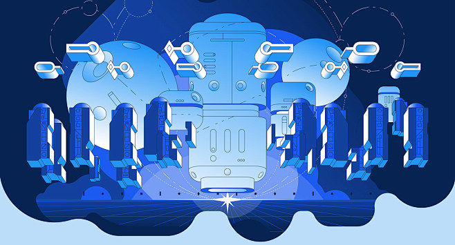 blockchain concept D...
