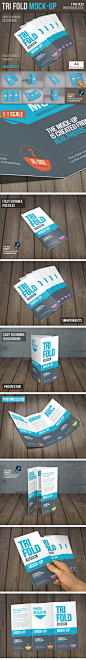 Trifold Brochure Mock-Up on Behance