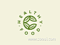 新鲜大自然！20款蔬菜元素Logo设计UI设计作品LOGO植物Logo首页素材资源模板下载