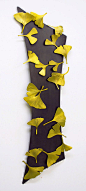 Rob Glebe Design | Ginkgo Wall Abstract: