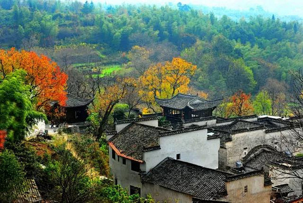 秋色美景在徽州