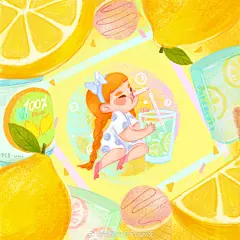 置顶 吃吃喝喝是保持心情愉悦的首要任务！
吃甜食是姑娘们嗨嗨皮皮的重要保障！
液！(*￣︶￣)
“味道女孩”9图终于凑齐，干杯
#插画·心情##插画##零食##女孩# ​​​​