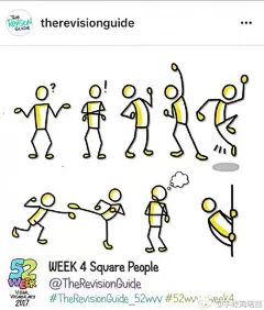 火柴人简笔画人物大全 简单的火柴人各种动作简笔画素材大全_www.youyix.com