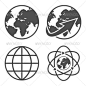 全球地球图标设置图标——技术Globe Earth Icons Set - Technology Icons在非洲,美国,箭,黑色,业务,地球,元素,欧洲,全球各地,图片,图标,互联网、物流、地图,现代网络、轨道,象形图,平面,星球,圆的,符号,简单,象征,运输,旅游,矢量,世界 africa, america, around, arrow, black, business, earth, element, europe, global, globe, graphic, icon, internet, l