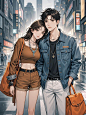 月夜啸声AI试验-现代情侣