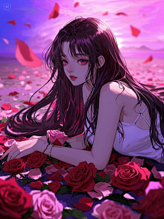 池渊-墨子殇采集到【底图】女频现言手绘