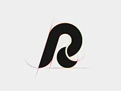 R字母的变形——大神的 LOGO 设计是这样画？-花瓣网