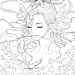 古风插画线稿