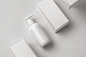 006 cosmetic cream soap liquid cleanbottle box packaging container brand product graphic design psd mockup resource pixeden