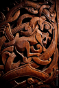 Wood carving - Norsk Folkemuseum by FotosFraOslo, via Flickr