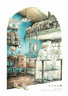 日本插画师 井田千秋 一组充满生活情调的插画设计   #艺术范# ​​​​