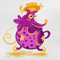 童真童趣孩子的世界儿童插画奇思妙想系列《哈奇·糖果子》健健strive