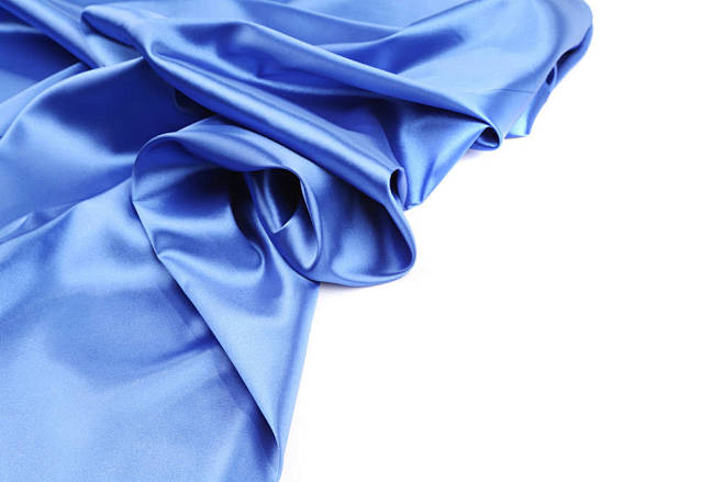 蓝色丝绸