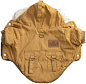 Amazon.com : Hollypet Dog Coat Dog Jacket Pet Hoodie Pet Outdoor Jacket Warm Plaid Vest Winter Cold Weather Dog Apparel for Small Medium Large Dogs Furry Collar, Yellow, M : Pet Supplies