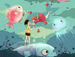 悬崖上的金鱼姬~