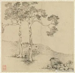 #吴门四家#【 明 文徵明 《拙政园图诗》② 】文征明与拙政园颇有渊源，据说他亲自参与了拙政园的设计工作。作为吴门画派代表人物之一的文征明，以翰墨自娱，优游林下，画风清远恬淡。他与园主王献臣交往甚密，园建成后，王氏经常邀其宴饮、赏游，他对园中美景乐而忘返，拙政园成了他创作的蓝本。文征明 ​​​​...展开全文c