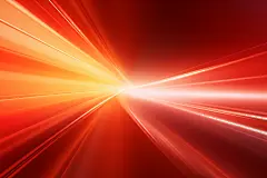 大气简约光效红色党建风抽象光线背景图