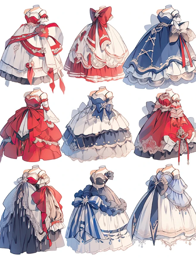 小裙子效果图｜服装展示