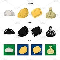 商品,图标,食品,樱桃,波兰饺子,小麦面团,面粉,餐馆,烹调,设计