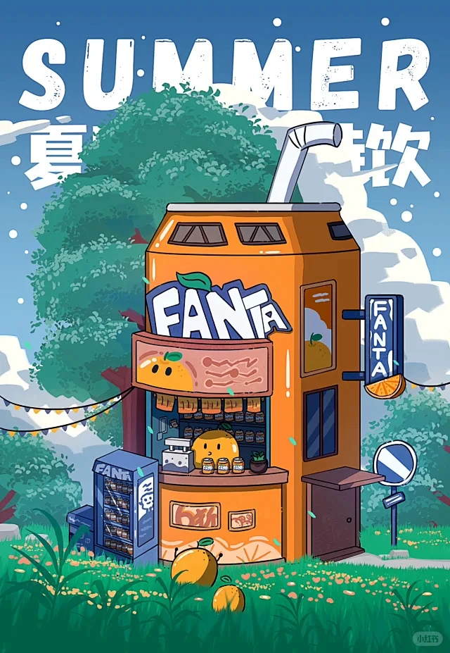夏日冰饮✔️芬达小店