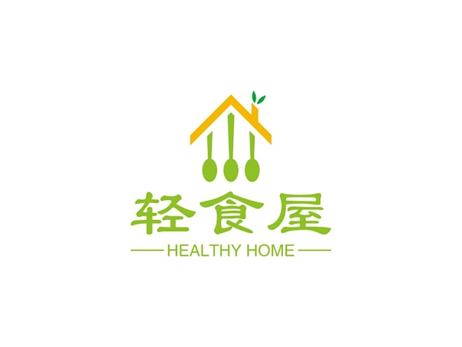 轻食屋logo设计
