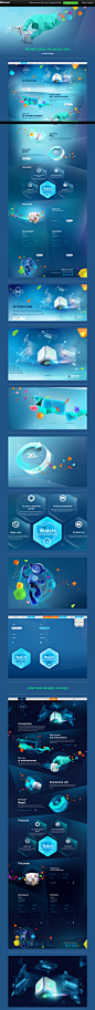 DICE+ website on Behance #色彩# #排版# #素材# #Web#