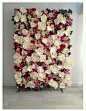 Paper flowers backdrop: 