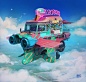 ICE CREAM flyVAN : concept art