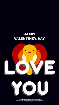 MNR（Marge&amp;Ripley）情人节主题手机壁纸