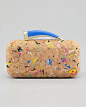 Vince Camuto | Colorful Cork Horn Clutch Bag ♥