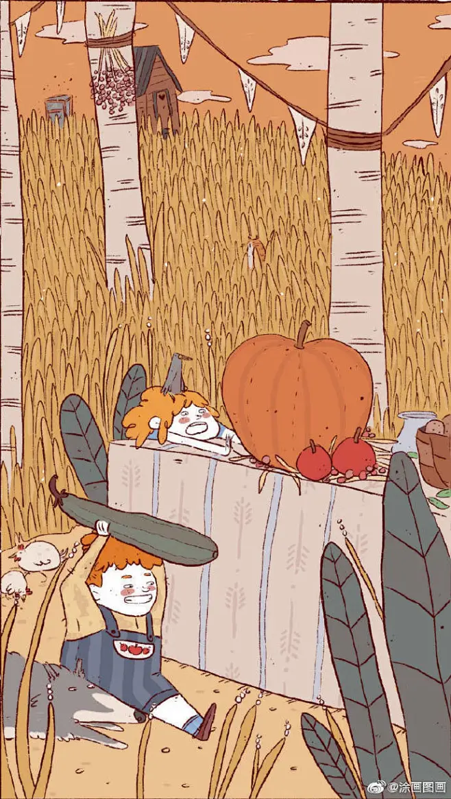画师 Kaisa Ranta插画作品 -花瓣网