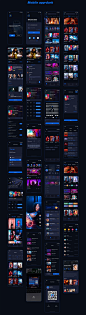 视频分享平台web & app ui .xd素材下载 - 豆皮儿UI
