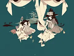 来自日本插画师Yurakuru的黑童话插画二期 - 插画图片_插画师_插画壁纸_场景插画_yidodo.net - 意兜兜 #采集大赛#