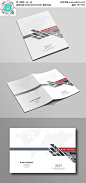 简约风格企业画册封面设计图片