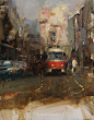 果断干脆的笔触，斯洛伐克画家Tibor Nagy (上)_博尔·纳吉 : 蒂博尔·纳吉Tibor Nagy，斯洛伐克艺术家，成长于一个爱艺术的家庭，自学绘画成为艺术家，他擅长以浓重的油画色彩来表现各种风景，油画果断、干脆。 …