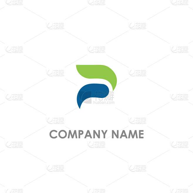 abstract-p-initial-company-logo