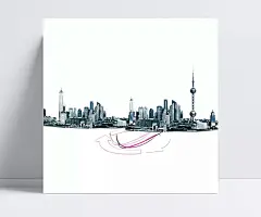 城市建筑背景模板|城市,城市建筑,建筑,房子,高楼,大厦,海报,平面,广告,背景,PSD,素材,模板,其他,背景图