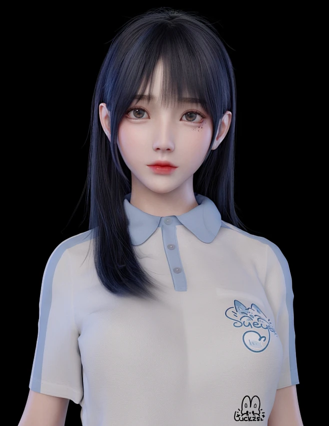 #女の子 又修改了一下，哈哈 - luck zs的插画-花瓣网
