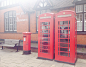 英国的红色邮筒和电话亭^^