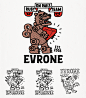 Illustration collaboration : Three years ago a part of our brand identity — the Ruby Bear — was born in Evrone. During this time a lot of different things happened to him, he traveled around the world, threw birthday parties, turned into Santa Claus, made