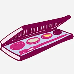 手绘眼影免抠素材_新图网 https://ixintu.com 眼影 矢量素材 素材