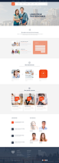 Eto - Active E-learning PSD Template