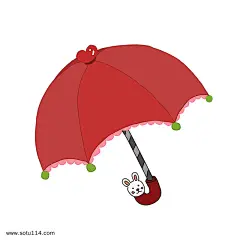 心形用品手绘雨中漫步神器